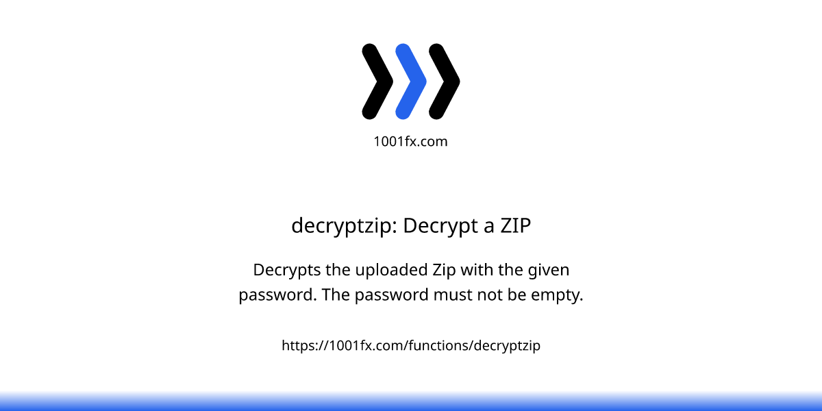 decrypt zip file